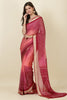 Wine Georgette Leheriya Printed Saree