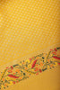 Mustard Soft Silk Zari and Resham woven Paithani Work Saree