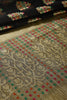 Black Color Supernet Cotton Woven Saree