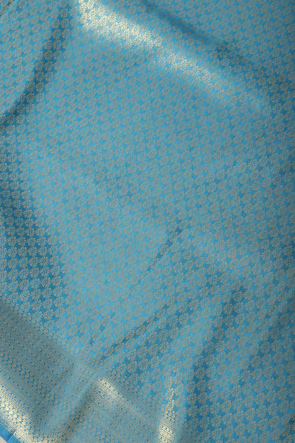 Royal Blue South Silk Zari Woven Saree