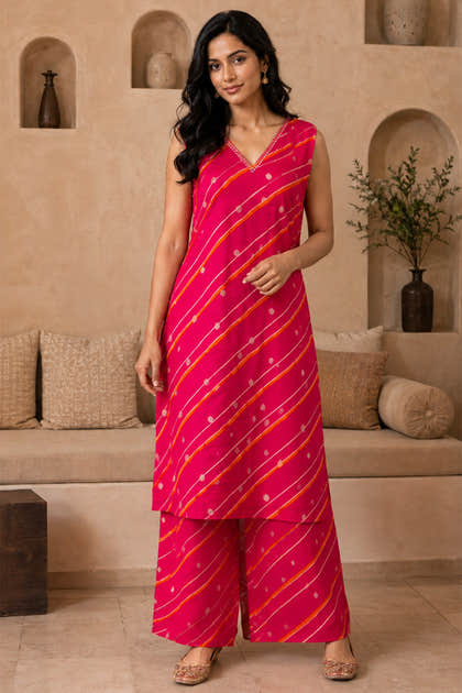 Rani Leharia Printed Kurta Set