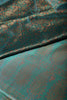Teal Green Colour Silk Resham & Zari Woven Saree