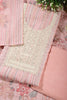 Pink Color Linen Cotton Embroidery Unstitched Suit Material