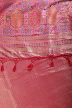 Rani Baluchari Silk Meenakari Woven Saree