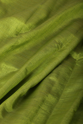 Sage Green Woven Cotton Silk Saree