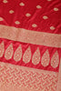 Marron Color South Silk Zari Woven Saree