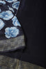 Blue Chiffon Floral Printed Saree