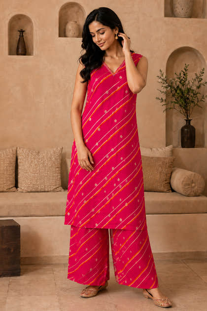 Rani Leharia Printed Kurta Set