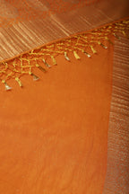 Mustard Colour Silk Zari Woven Saree