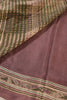 Green Crepe Printed Saree