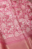 Light Mauve Cotton Silk Printed Saree