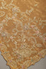 Mustard Gold Color Pure Tissue Handloom Saree with Sequence & Zardozi Handwork