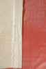 Cream & Red Floral Zari Woven Sarees