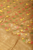 Beige Silk Resham & Zari Woven Saree