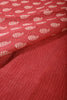 Maroon Color Cotton Hand-Block Style Printed Saree