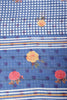 Blue Cotton Printed Saree