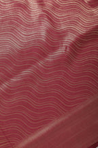 Dark Scarlet Zari Woven Soft Silk Saree