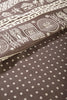 Light Brown Color Cotton Folk Printed Saree
