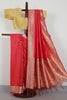 Rani Silk Zari Woven And Swaroski Work Saree