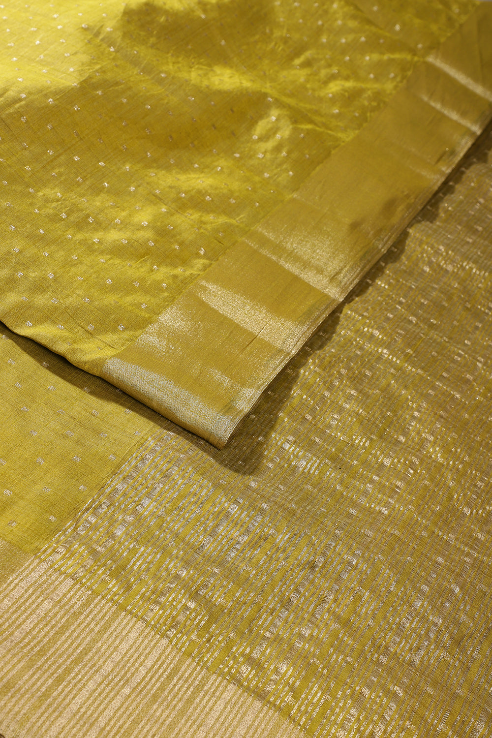 Sage Green  Zari Woven Silk Saree
