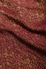 Wine Zari Woven Soft Silk Saree