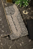 Grey Cotton Digital Printed & Neck Embroidered Unstitched Suit