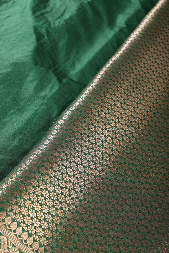 Solid Colour Silk Woven Sarees