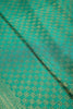Teal Green Color Soft Silk Leheria Zari Woven Saree