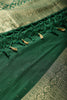 Green Colour Silk Zari Woven Saree