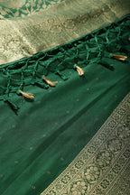 Green Colour Silk Zari Woven Saree