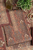 WIne Digital Printed Pashmina Unstitched Suit Fabric