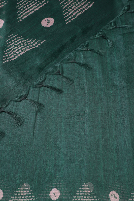 Green Organza Silk Printed Saree