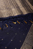 Navy Silk Zari Buta Woven Saree