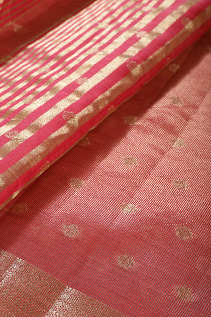 Cardinal Cotton Silk Zari Woven Saree