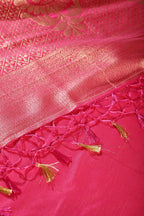 Rani Floral Zaal Woven Silk Banarasi Saree