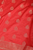 Red Silk Zari Woven Saree