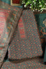 Green Pashmina Floral Printed Unstitched Suit Material