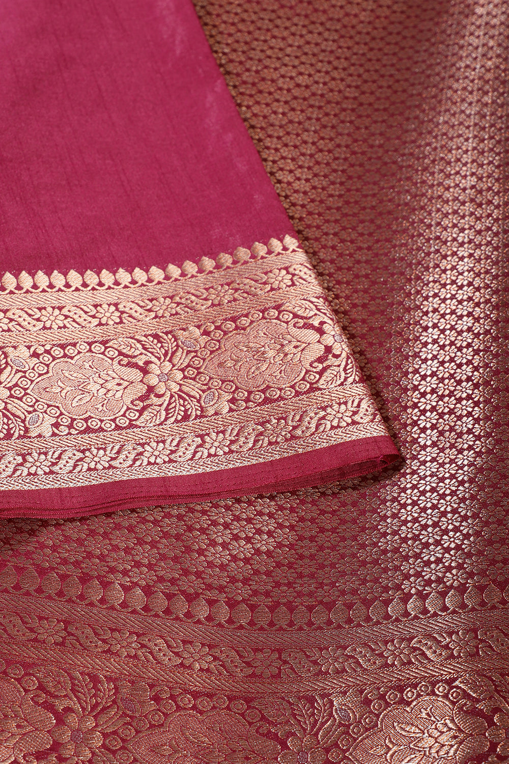 Solid Color Silk Woven Sarees