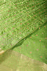 Green Color Cotton Zari & Resham Woven Saree