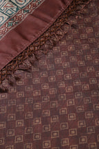 Green Cotton Silk Printed Saree