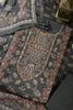 Grey Muslin Printed Unstitched Suit Fabric