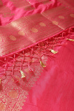 Rani Silk Floral Zaal Woven Banarasi Saree