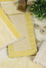Mustard Colour Cotton Printed & Resham Neck Embroidered Unstitched Suit