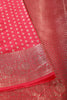 Watermelon Zari Banarasi Woven Silk Saree