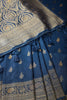 Royal Blue Color Mulberry Silk Woven Saree