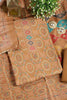 Mustard Pashmina Digital Printed Unstitched Suit Material