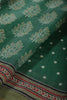 Green Cotton Silk Block Printed Saree