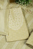 Pale Mustard  Color Printed & Resham Embroidered Unstitched Suit