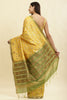 Mustard Cotton Silk Resham Woven Saree