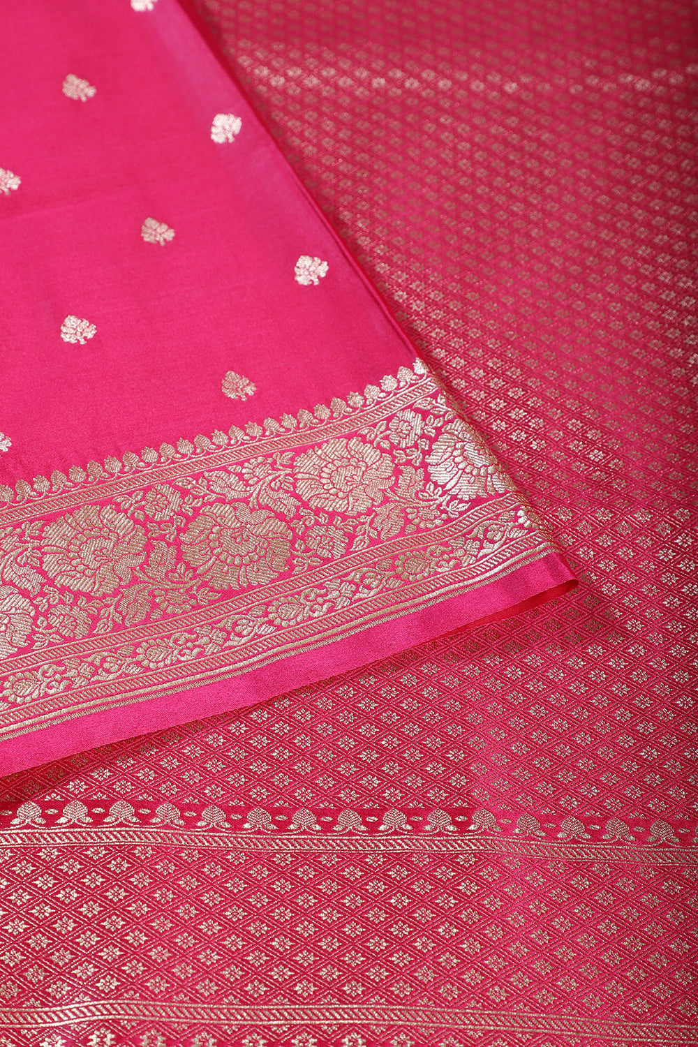 Rani Banarsi Silk Zari Woven Saree